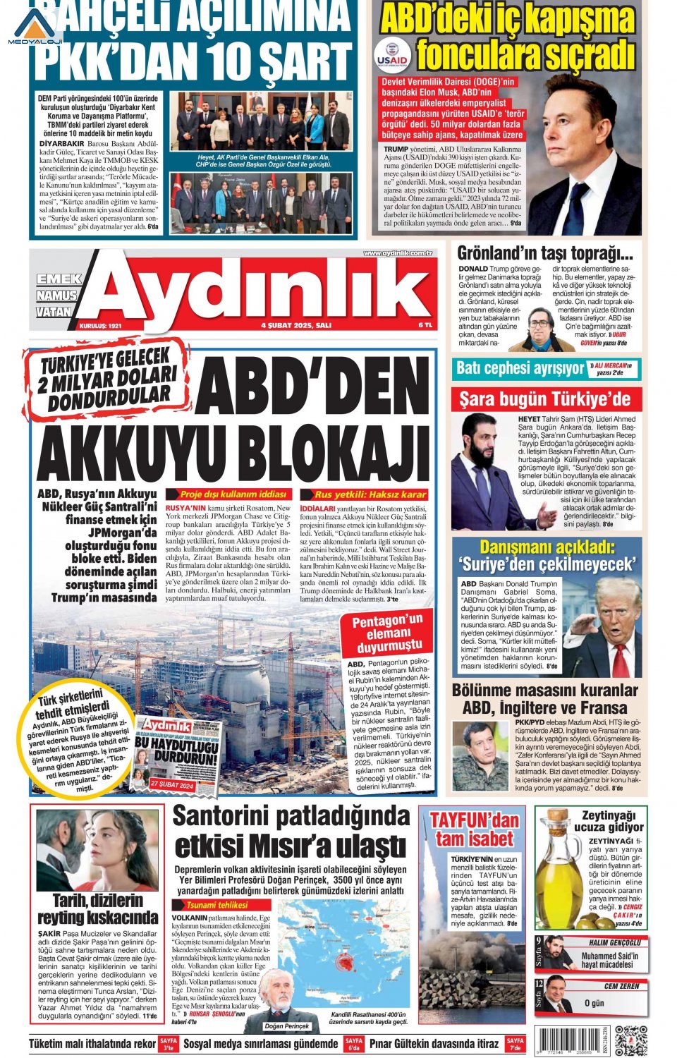 Aydınlık Gazetesi