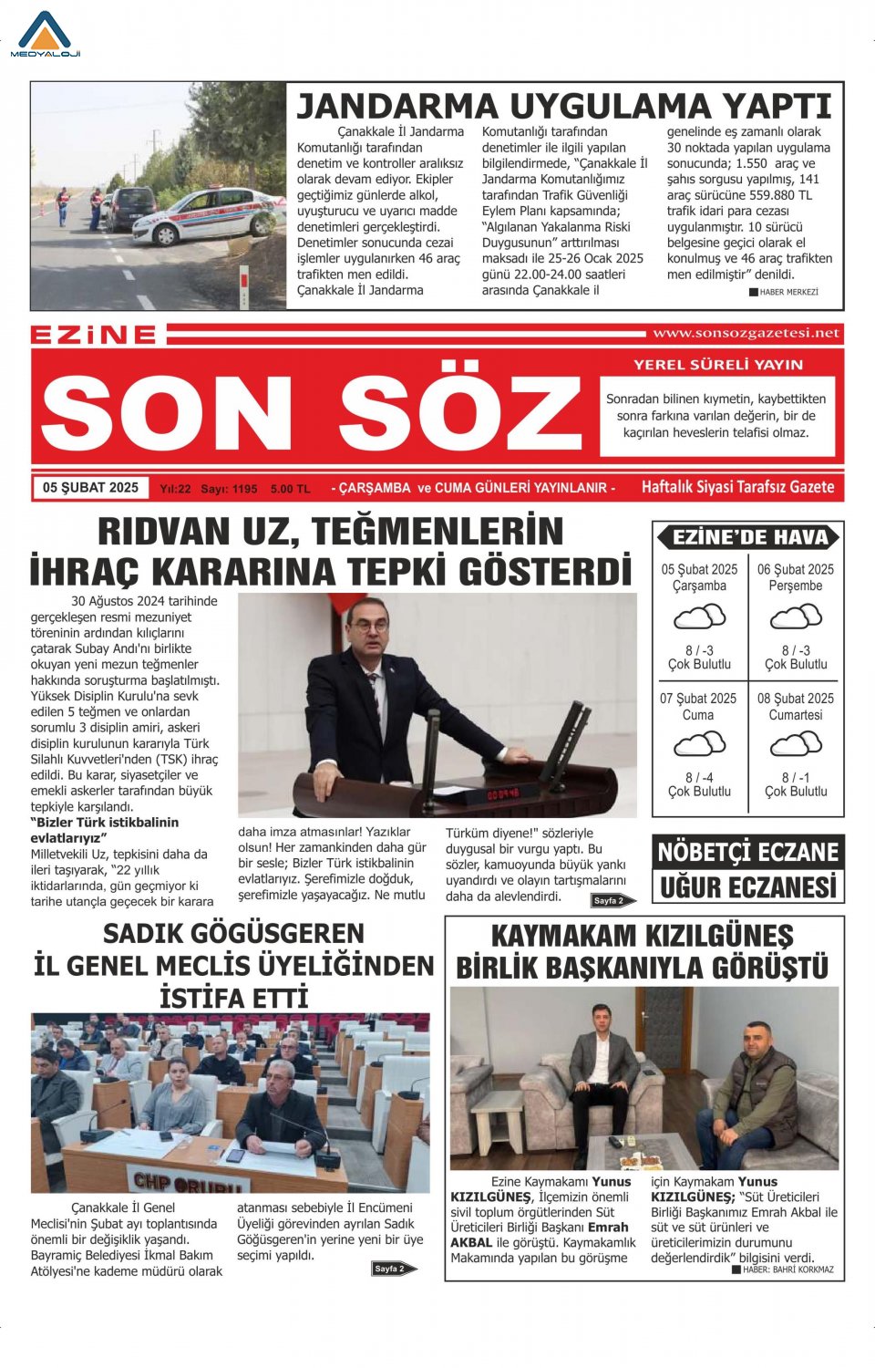 Ezine Son Söz Gazetesi