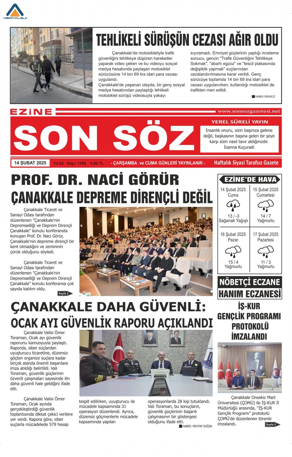 Ezine Son Söz Gazetesi