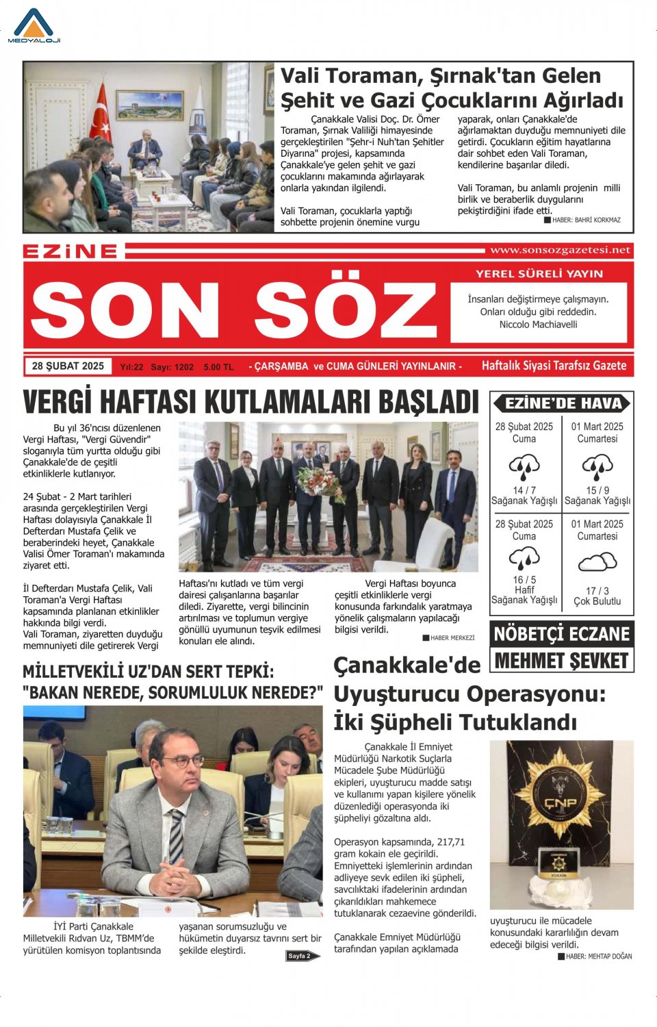 Ezine Son Söz Gazetesi